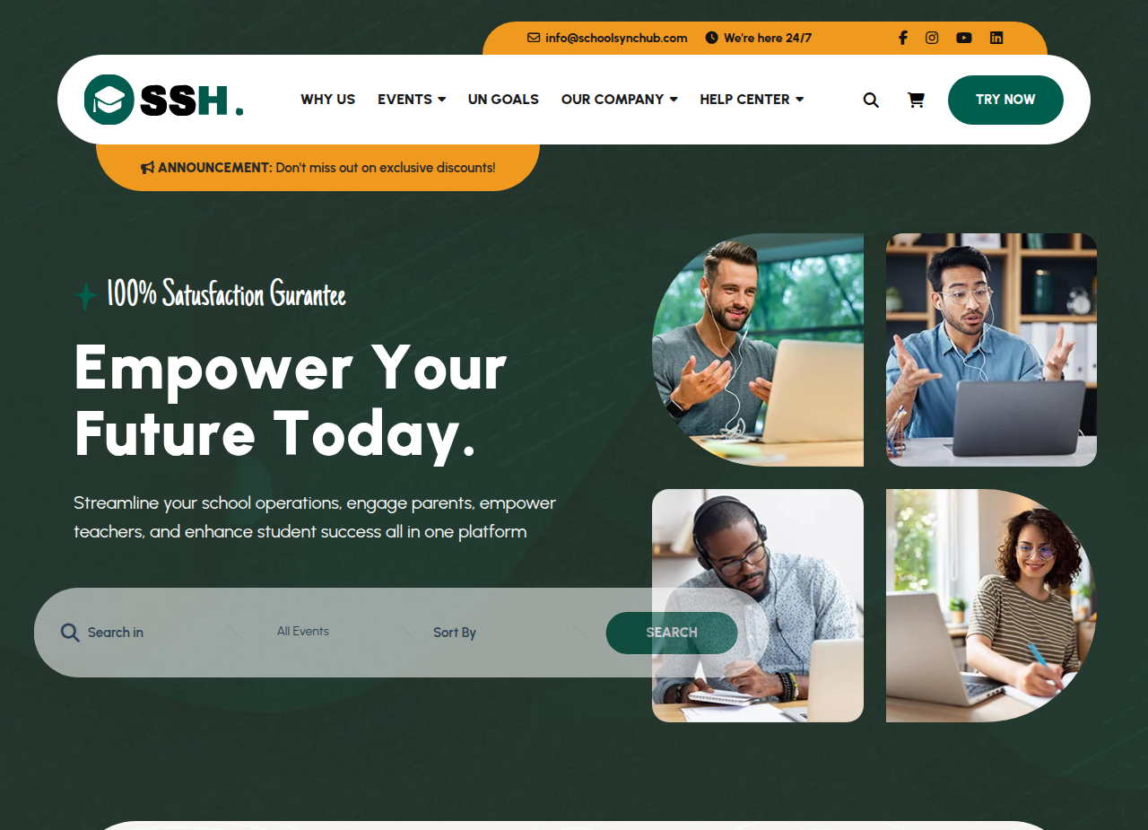 SchoolSyncHub Dashboard